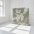 New Material Modern Classic Artificial Flower Wall with Non-Shedding Feature Carton Packed for Clean Wedding Events