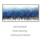 Modern Large Textured Abstract Painting for Property Developer by Acrylic Paint