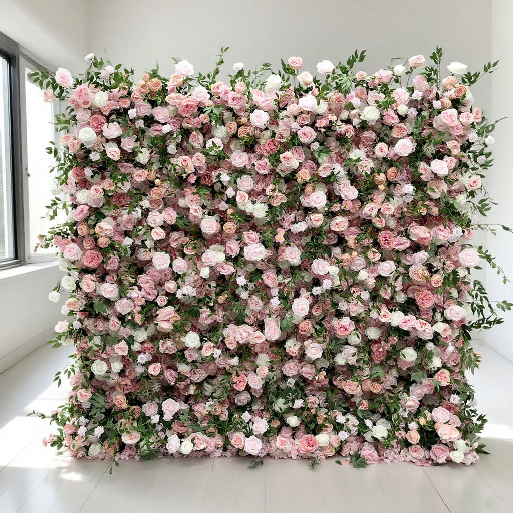Wholesale Customization Service for Personalized Silk Flower Panel Wedding Decoration Modern Classic Style Carton Packing
