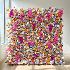 Custom Label Service for Wholesale Silk Artificial Flower Wall Panel Modern Classic Wedding Decoration Carton Packing
