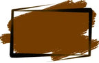Modern Large Textured Abstract Painting for Property Developer by Acrylic Paint - Brown / 100*50cm(39.37*19.69in)
