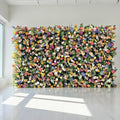 Heavy Duty Wrinkle-Free Outdoor Artificial Flower Wall Backdrop for Wedding Reception