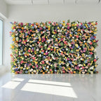 Heavy Duty Wrinkle-Free Outdoor Artificial Flower Wall Backdrop for Wedding Reception