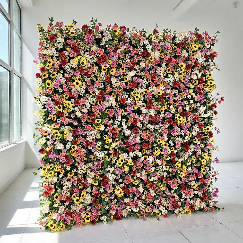Bestseller Most Popular in 2025 Realistic Orchid Artificial Flower Wall for Wedding Decoration