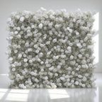 New Material Modern Classic Artificial Flower Wall with Non-Shedding Feature Carton Packed for Clean Wedding Events