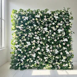 Promotion Event Buy More Save More on Artificial Flower Wall Wedding Decoration - 2ft x 8ft / 5D roses+baby breath+Orchid+leaf