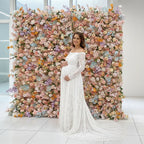 Waterproof Sun-Proof UV Resistant Artificial Flower Wall Panel for Outdoor Wedding Party