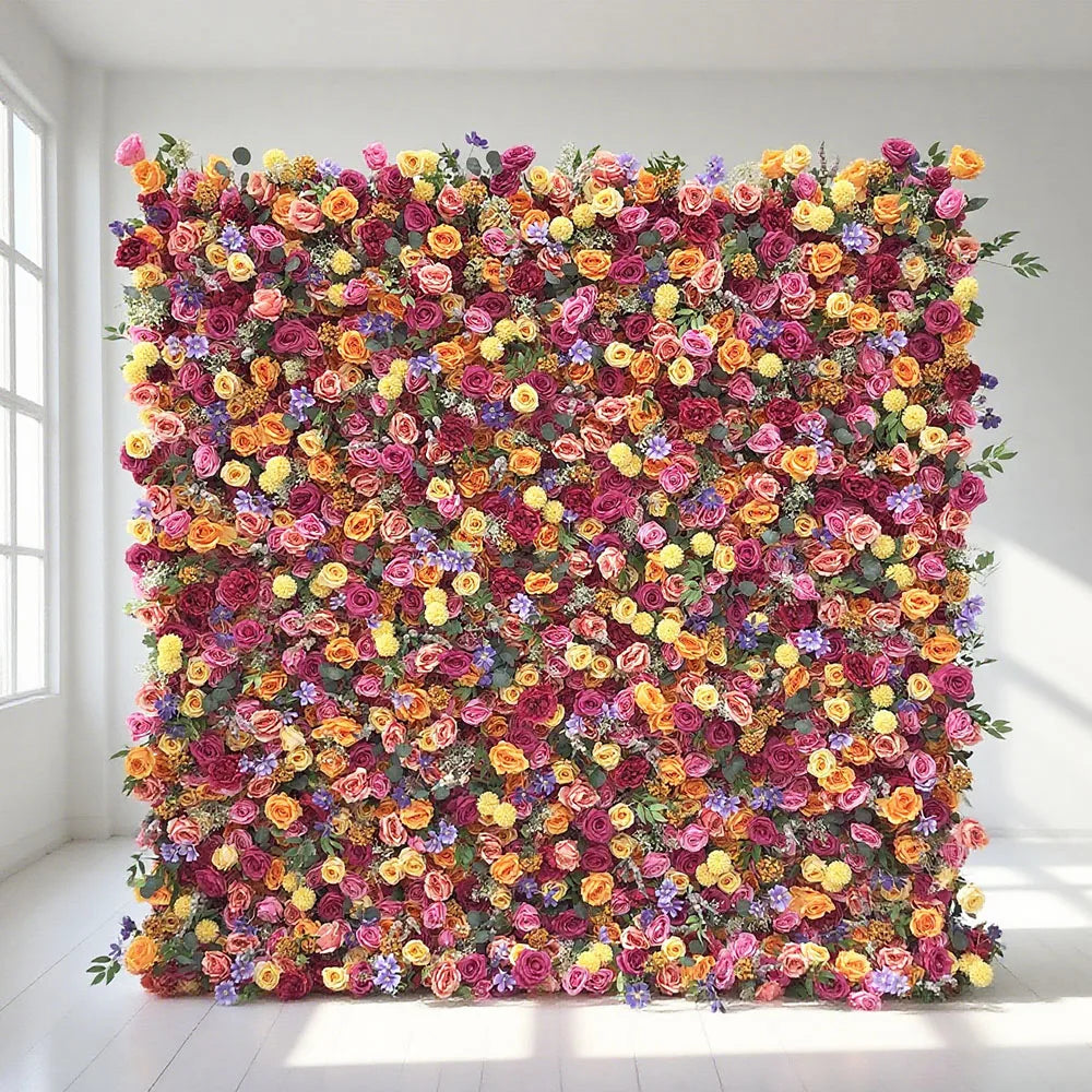 New Arrival Premium Hydrangea Artificial Flower Wall for Modern Wedding Decoration Backdrop