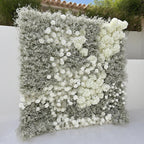 New Material Modern Classic Artificial Flower Wall with Non-Shedding Feature Carton Packed for Clean Wedding Events