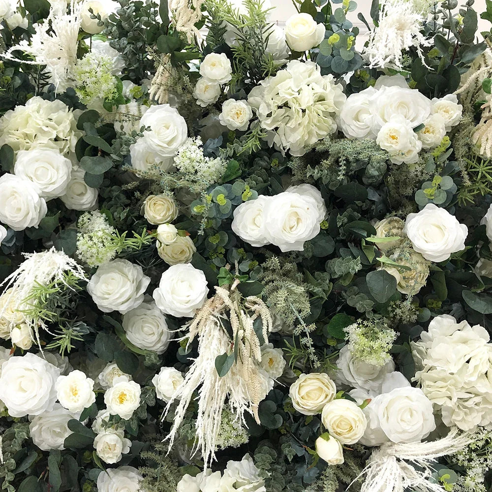 Special Offer on Explosive Models of Elegant Modern Romantic Artificial Flower Wall for Wedding Reception-New Arrival