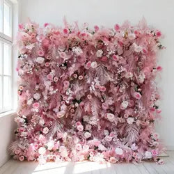 New Product Explosion 2025 Hot Style Tulip Artificial Flower Wall for Wedding Party Decoration