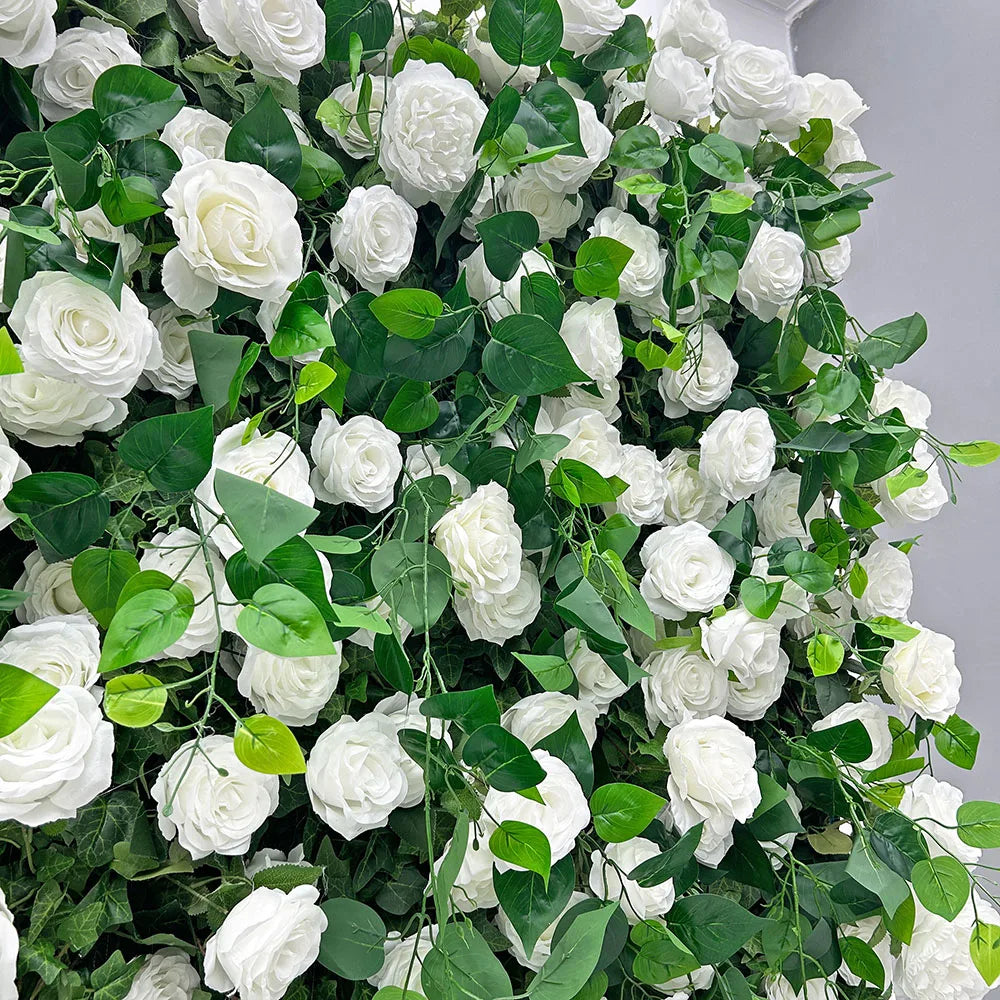 Popular Design Artificial Flower Wall Panel for Wedding Arch Decoration Baby Shower