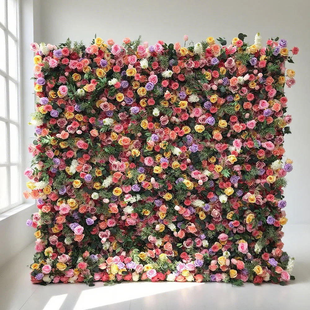 Special Offer Explosive Models Realistic Artificial Flower Wall for Wedding Decoration Low Price