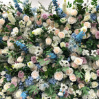 New Design Wholesale Customizable Silk Flower Wall Modern Classic Carton Packing for Wedding Decoration Business