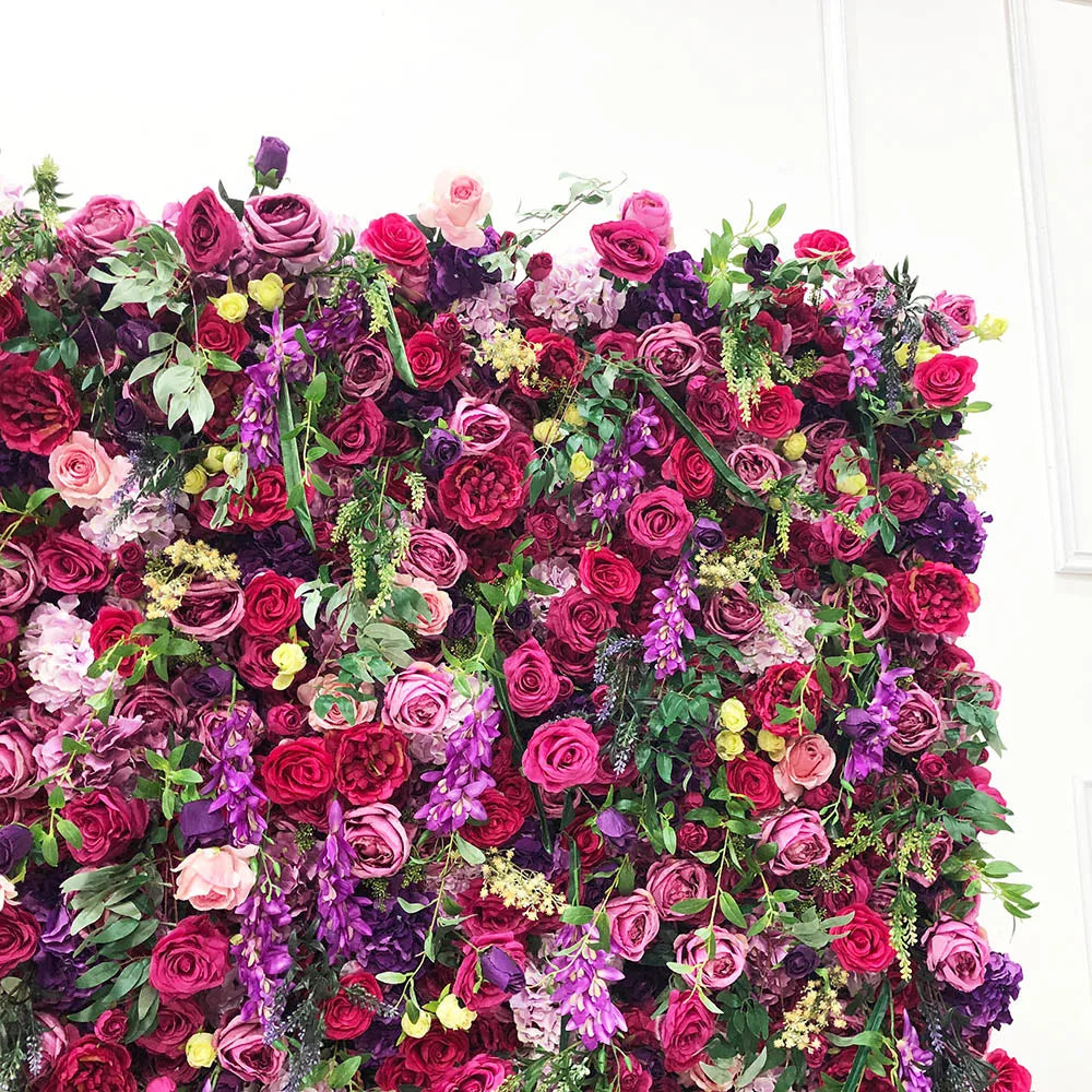 Bestseller Most Popular in 2025 Realistic Orchid Artificial Flower Wall for Wedding Decoration