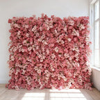2025 New Customization Modern Style UV-Resistant Artificial Flower Wall Backdrop for Wedding Reception