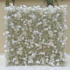 New Material Modern Classic Artificial Flower Wall with Non-Shedding Feature Carton Packed for Clean Wedding Events