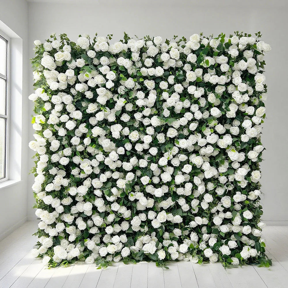 Popular Design Artificial Flower Wall Panel for Wedding Arch Decoration Baby Shower