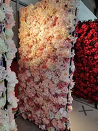 8ft*8ft Flower Wall for Wedding Glowers 3D Artificial Backdrop Flower Wall