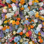 Custom Label Service for Wholesale Silk Artificial Flower Wall Panel Modern Classic Wedding Decoration Carton Packing
