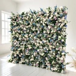 New Design Wholesale Customizable Silk Flower Wall Modern Classic Carton Packing for Wedding Decoration Business