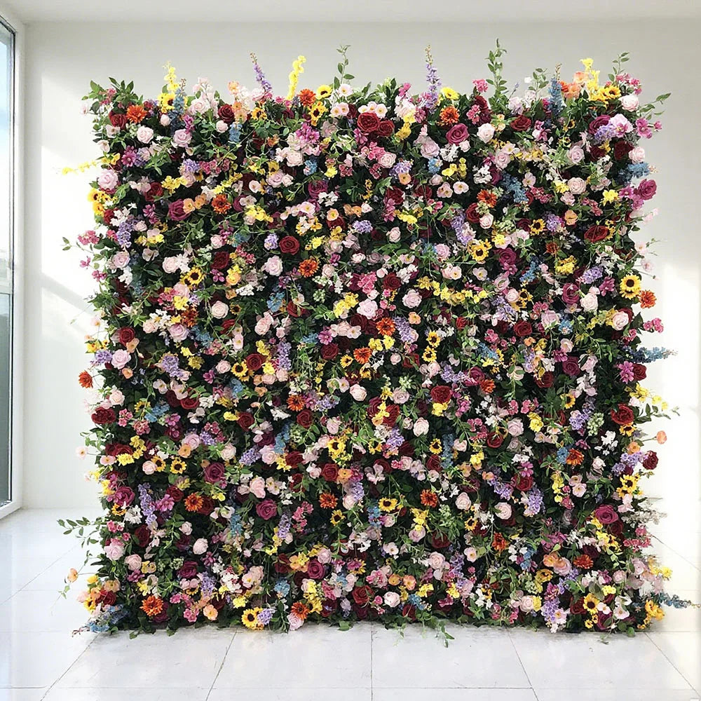 Special Offer Explosive Models Realistic Artificial Flower Wall for Wedding Decoration Low Price