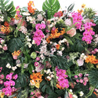 Wholesale of New Materials Fire Retardant Artificial Flower Wall Backdrop for Wedding Display