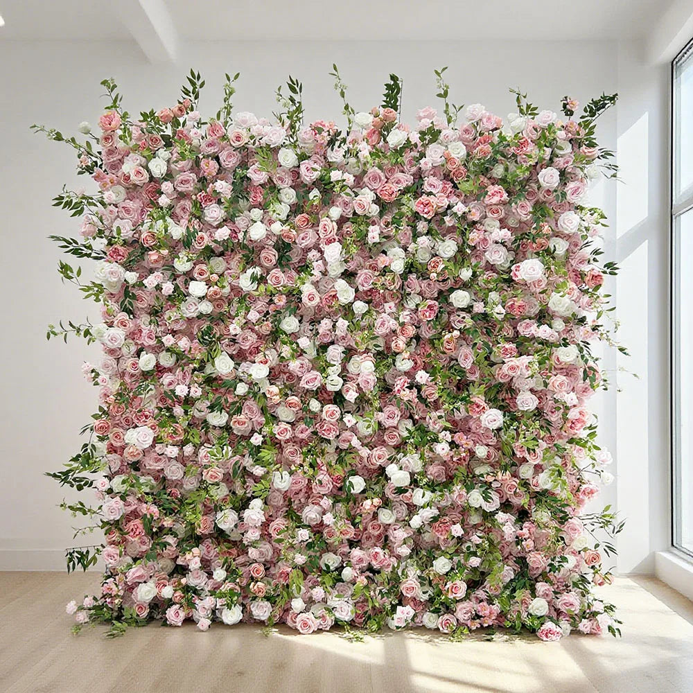 Wholesale Customization Service for Personalized Silk Flower Panel Wedding Decoration Modern Classic Style Carton Packing