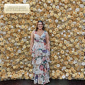 2025 Hot Sale Customizable Artificial Flower Wall for Modern Wedding Decoration Backdrop