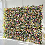 New Design Wholesale Customizable Silk Flower Wall Modern Classic Carton Packing for Wedding Decoration Business