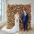 Direct Sales Factory Wholesale Modern Classic Durable Silk Flower Wall Carton Packed for Wedding and Event Decoration