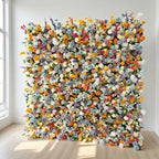Custom Label Service for Wholesale Silk Artificial Flower Wall Panel Modern Classic Wedding Decoration Carton Packing