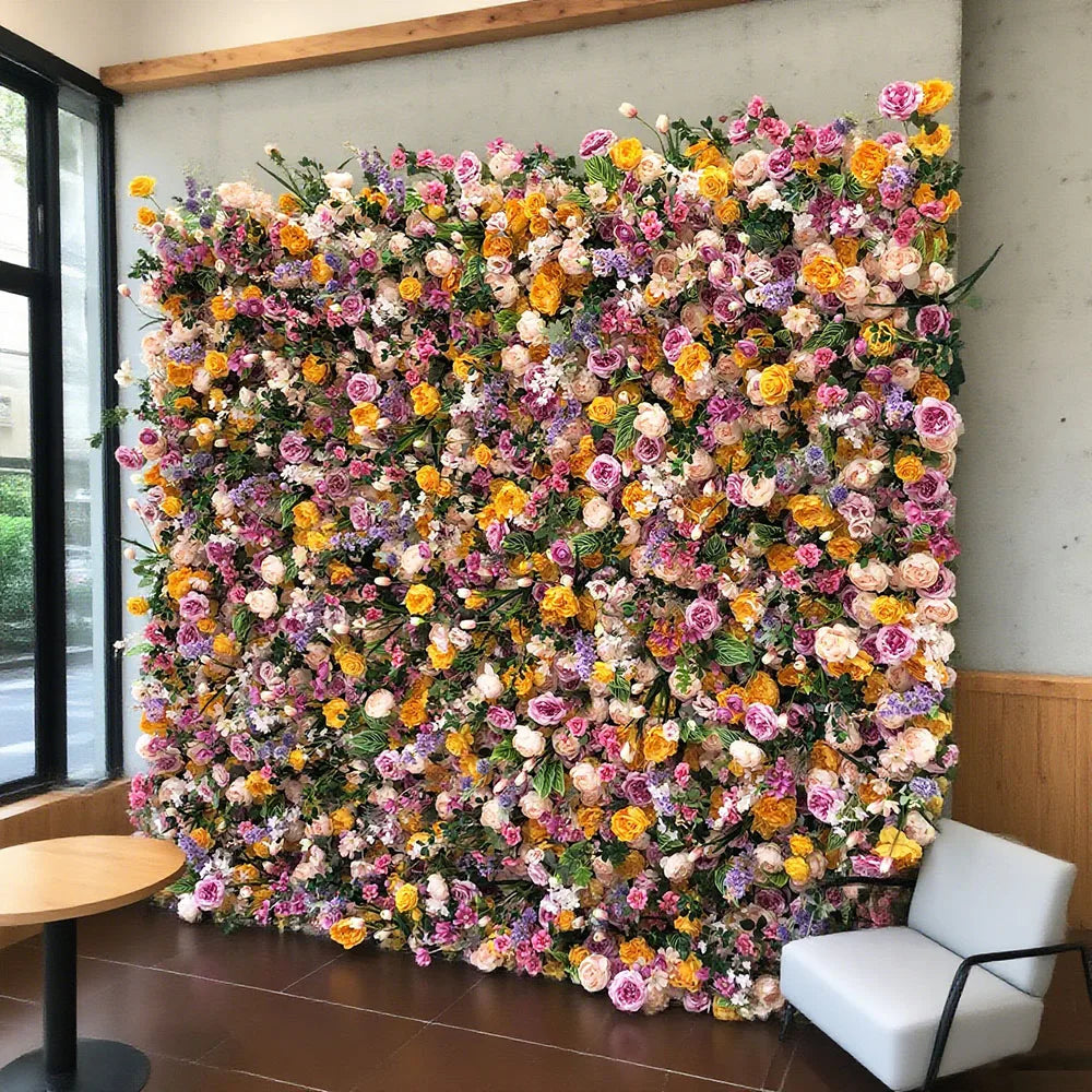 Special Offer Explosive Models Realistic Artificial Flower Wall for Wedding Decoration Low Price