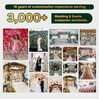 GNW  Custom Fabric Cloth Artificial Silk Rose Flower Wall Pink Floral Wall Backdrop Panel 3D 5D Roll up for Wedding Decor