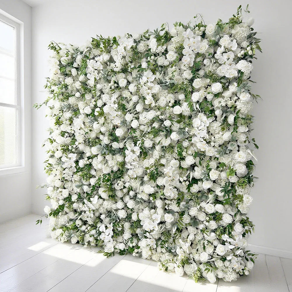 Special Offer on Explosive Models of Elegant Modern Romantic Artificial Flower Wall for Wedding Reception-New Arrival