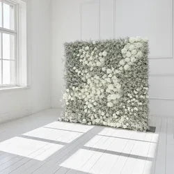 New Material Modern Classic Artificial Flower Wall with Non-Shedding Feature Carton Packed for Clean Wedding Events