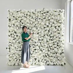 Flash Sale Today Only Premium Modern Romantic New Arrival Artificial Flower Wall for Wedding Decoration Low Price