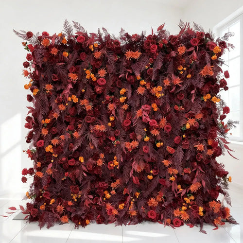 2025 New Customization Service for Modern Classic Silk Floral Artificial Flower Wall Wedding Decoration with Carton Packing