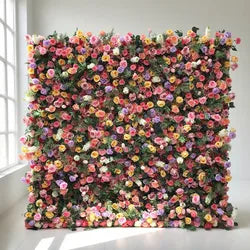 Premium Eco-Friendly Reusable Modern Classic Artificial Flower Wall Carton Packed for Sustainable Wedding Decoration