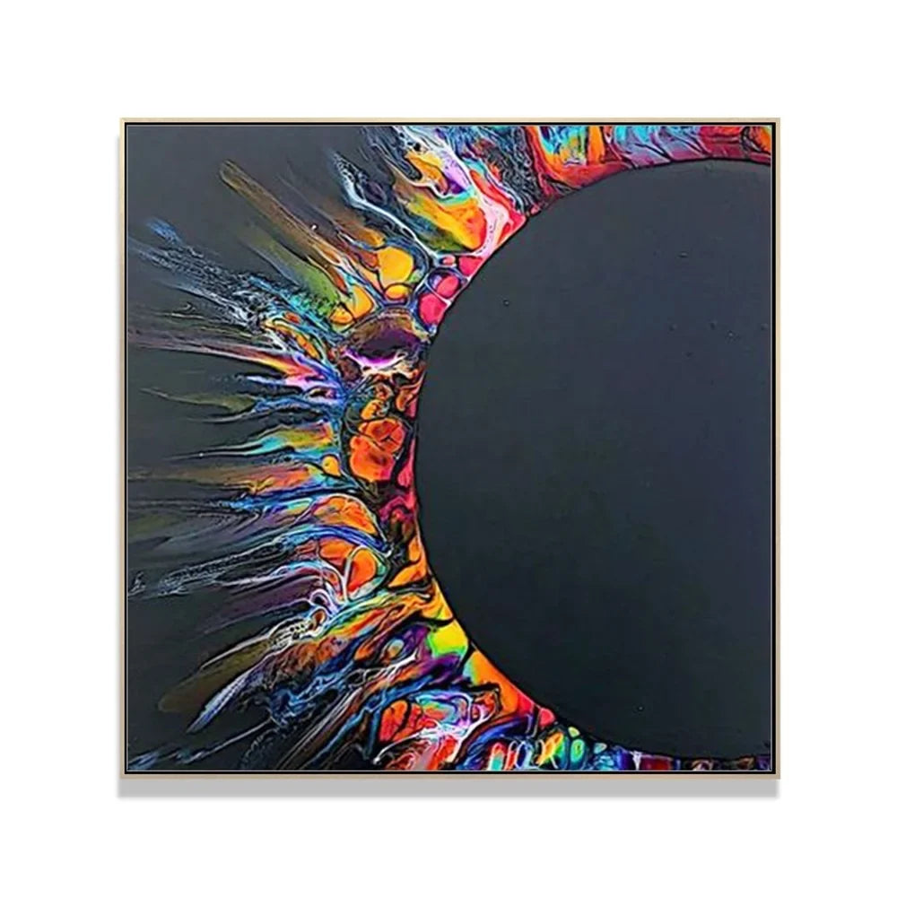 3D Oil Painting Canvas Abstract Wall Art Hand Made Oil Palette Knife Painting on Canvas Modern Art