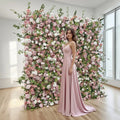 Wholesale Customization Service for Personalized Silk Flower Panel Wedding Decoration Modern Classic Style Carton Packing