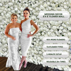 Flash Sale Today Only Premium Modern Romantic New Arrival Artificial Flower Wall for Wedding Decoration Low Price
