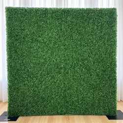 GNW Flower Wall 8ft X 8ft Silk 3D Flowers Wall Backdrop Roll up Roses Long-Lasting Wall Panel Background - 1 Square Meter / Pink