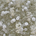New Design Premium Faux Flower Wall for Luxury Wedding Decoration and Photo Studios