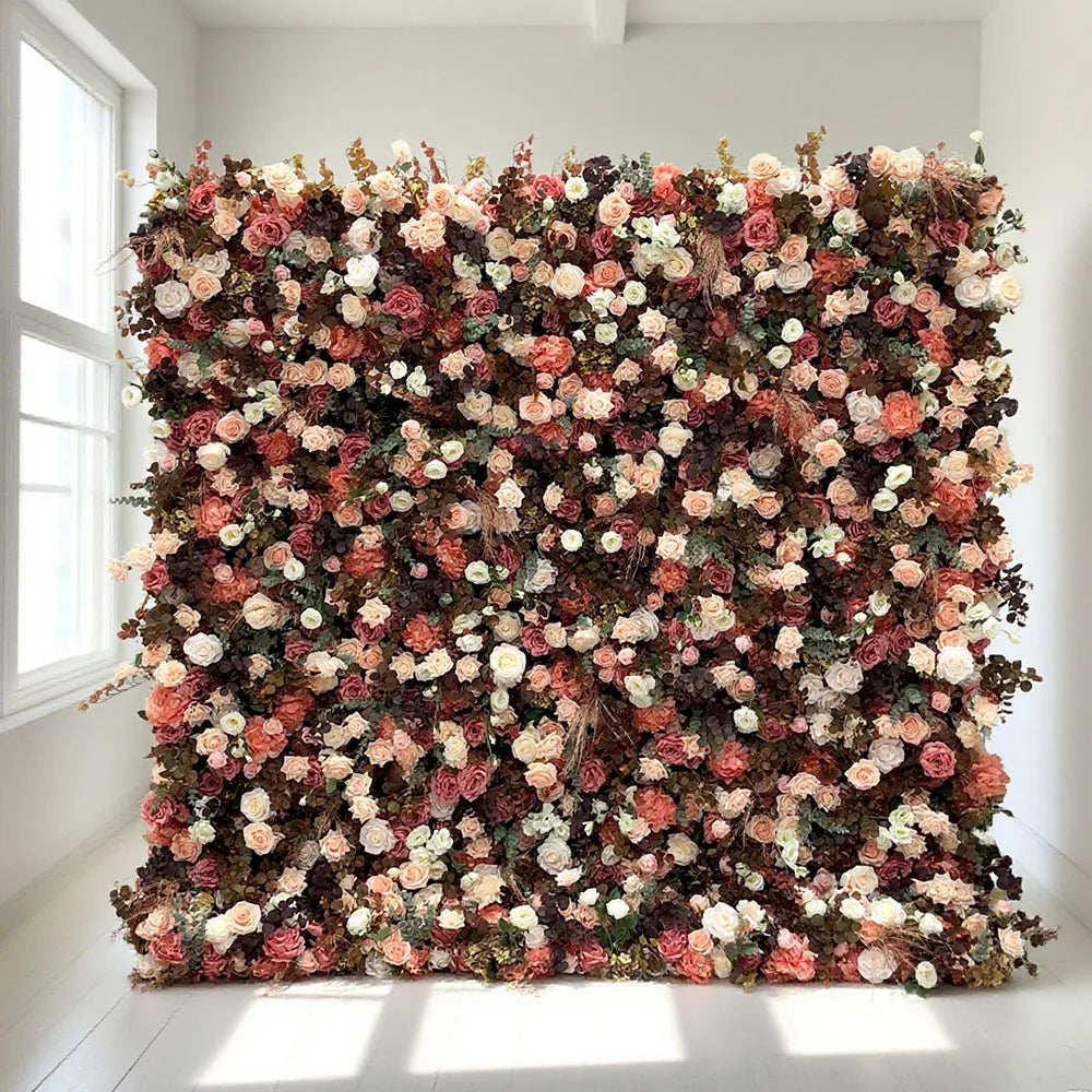 Special Offer Explosive Models Realistic Artificial Flower Wall for Wedding Decoration Low Price