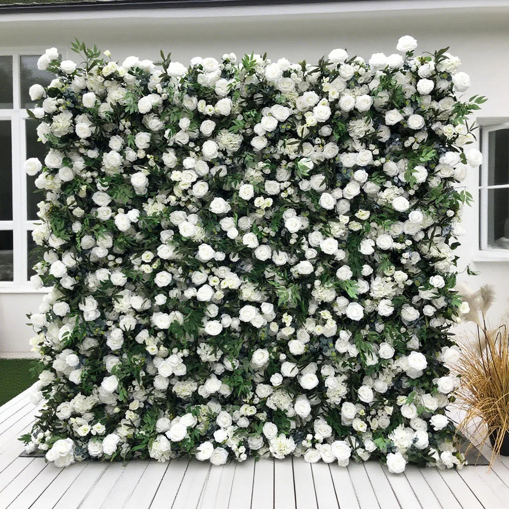 New Arrival Romantic Modern Detachable Artificial Flower Wall Wedding Decoration Backdrop