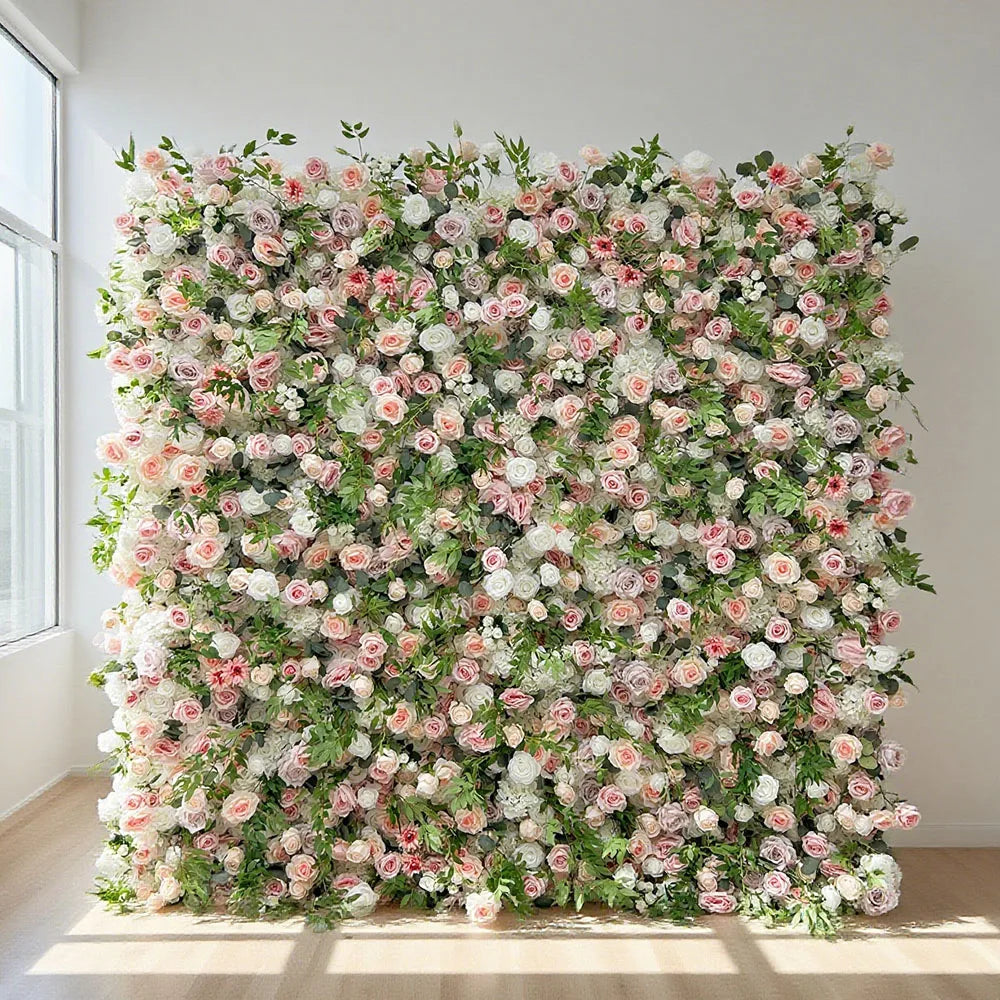 Best Price Wholesale Modern Classic Artificial Flower Wall for Wedding Decoration Customized Size & Color Carton Packed
