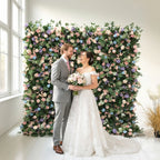 High-Quality Craftsmanship Realistic Skin-Safe Artificial Flower Wall for Wedding Events