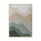 Eager Art Hand Palette Landscape Painting Abstract 3D Thick Texture Wall Art Decor Relief Artwork Paintings on Canvas