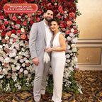 Customizable Modern Classic Realistic Artificial Flower Wall Backdrop for Wedding Baby Shower Party Decoration Carton Packed